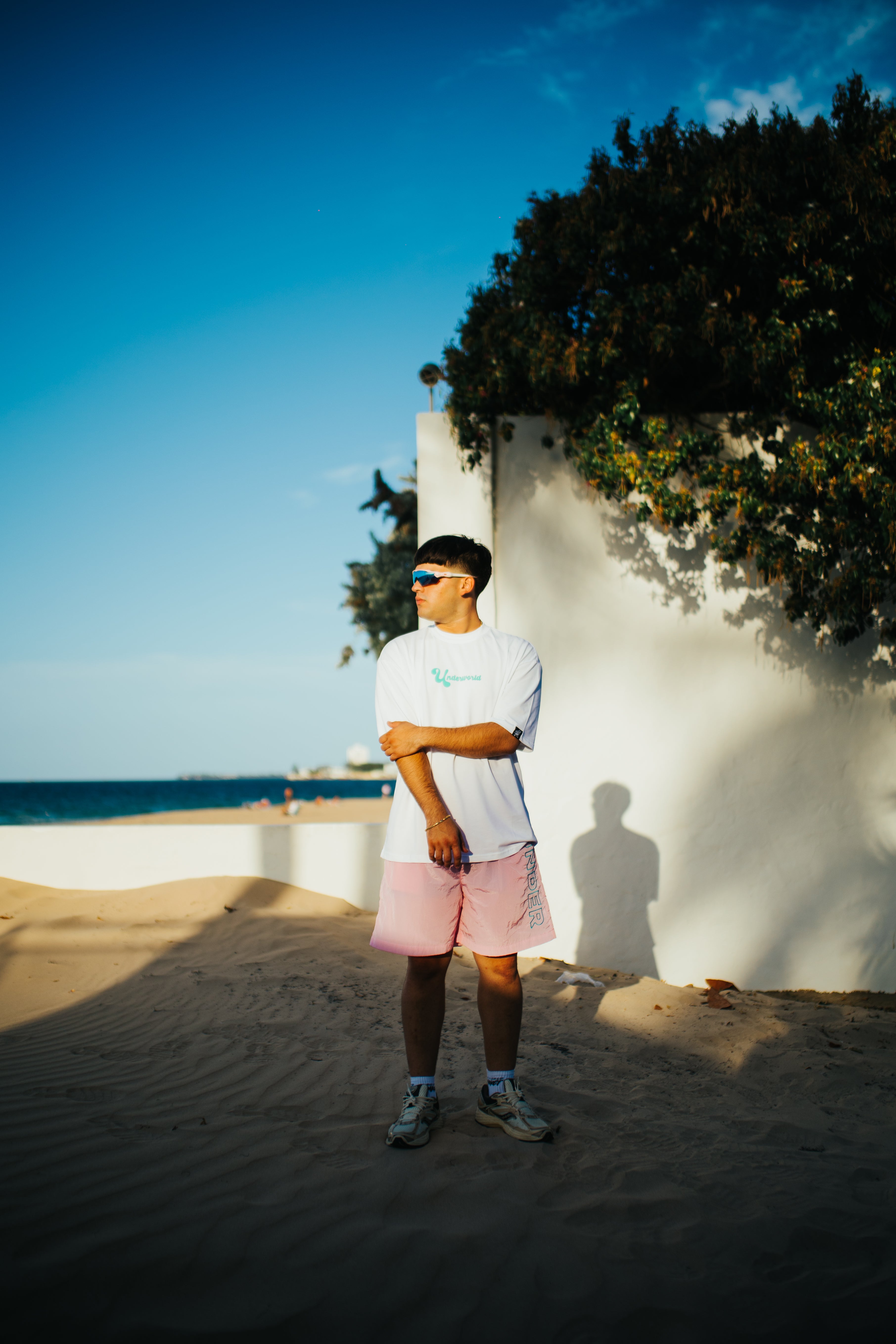 Summer Island white T-shirt