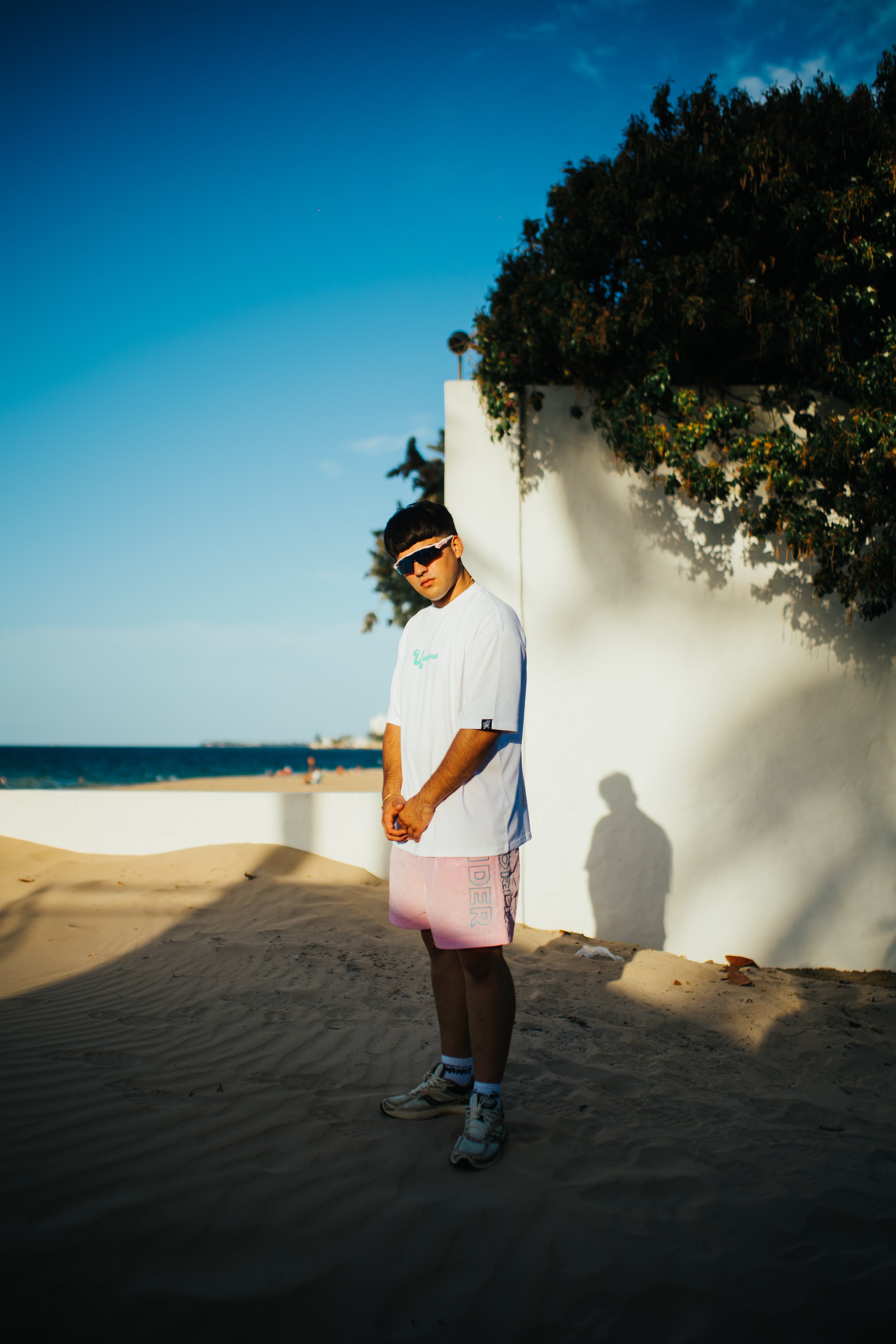 Summer Island white T-shirt