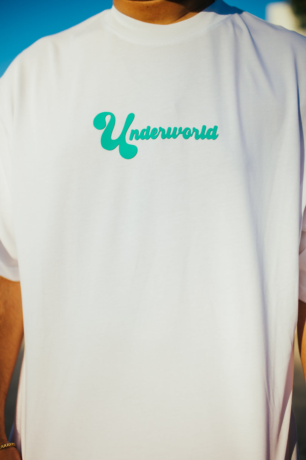 Summer Island white T-shirt