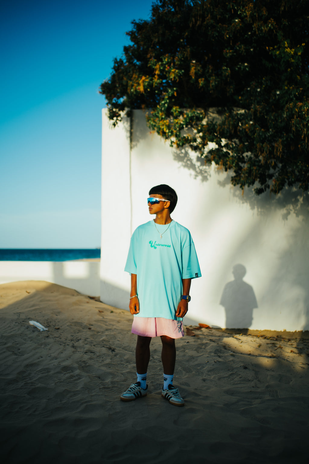 Summer Island blue T-shirt