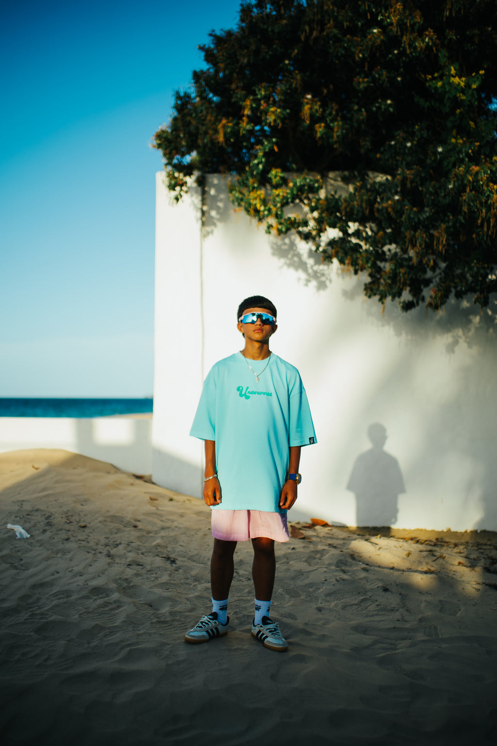 Summer Island blue T-shirt