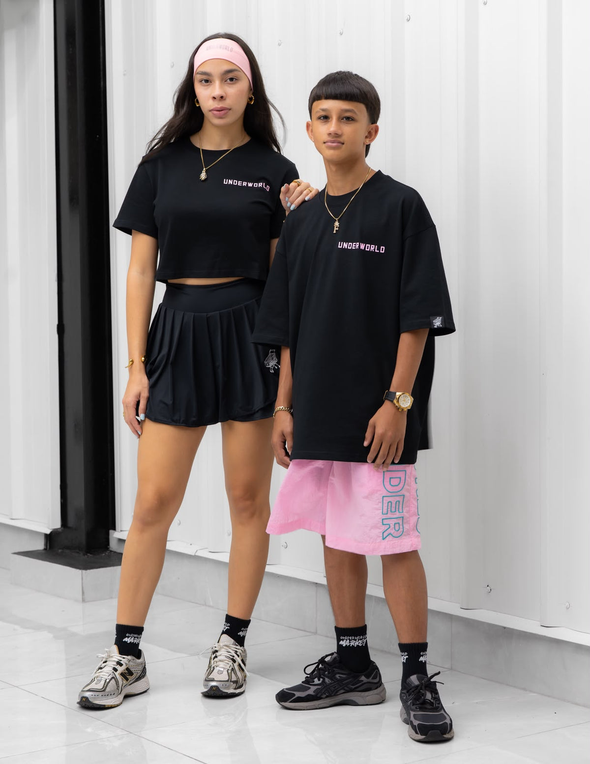UWM Pink Goma Crop Top