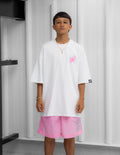 Carr Basic White Pink T-shirt